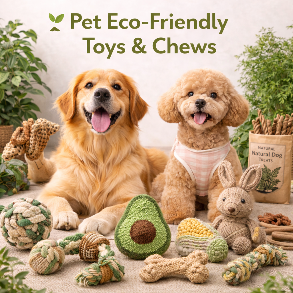 Pet Eco‑Friendly Toys & Chews
