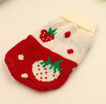 Dog Sweater, Pet Clothing, Knitted Pet Outfit